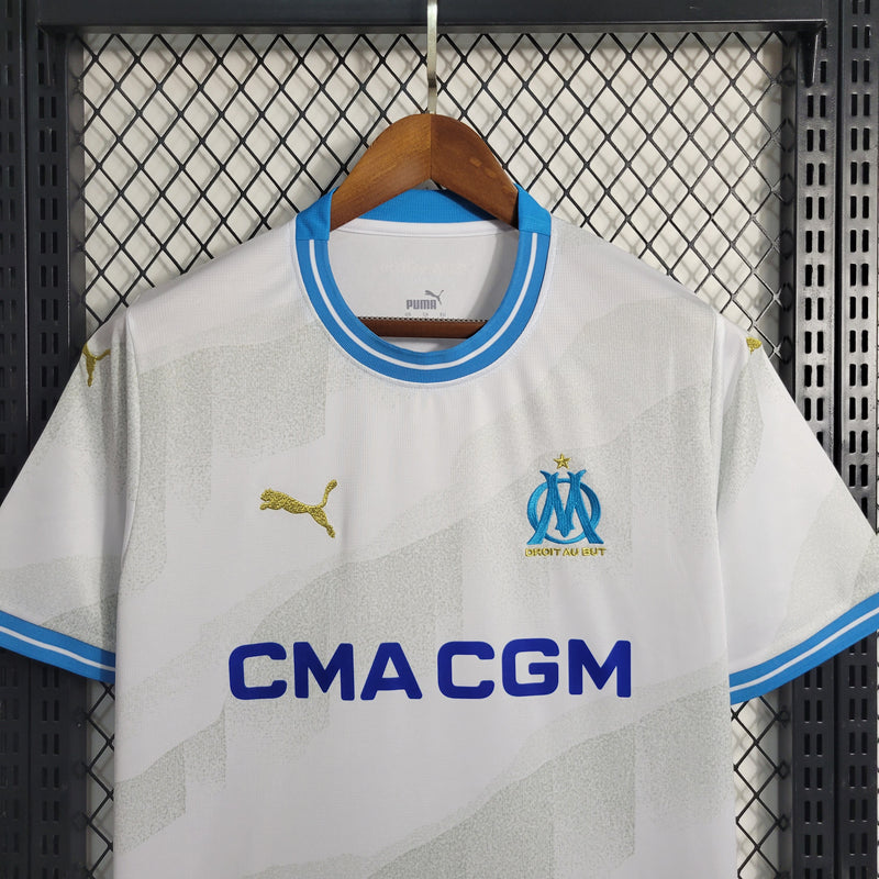Camisa Olympique de Marseille Home 23/24 - Versão Torcedor Masculina