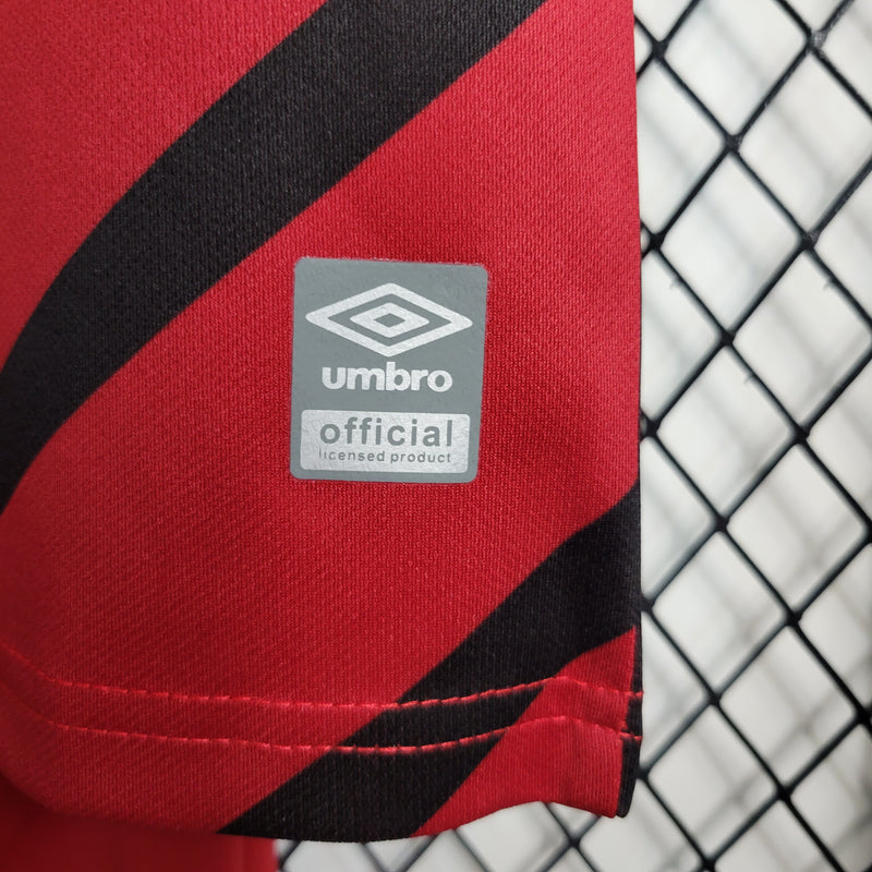 Kit Infantil Athlético Paranaense - Away 23/24 - Umbro - Preto