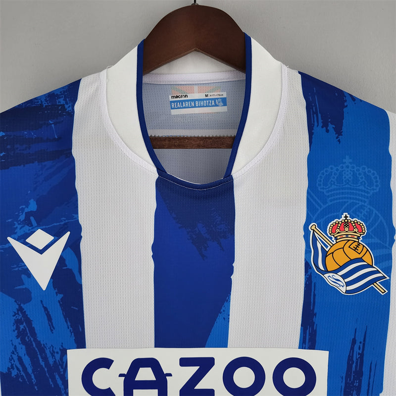 Camisa Real Sociedad Home 22/23 - Versão Torcedor Masculina