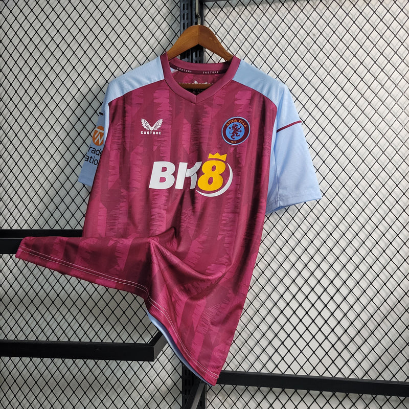 Camisa Aston Villa Home 23/24 - Versão Torcedor Masculina