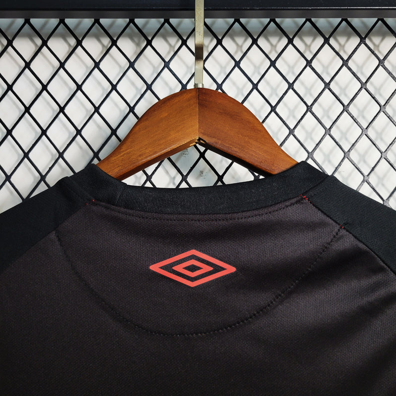 Kit Infantil Athlético Paranaense - Away 23/24 - Umbro - Preto