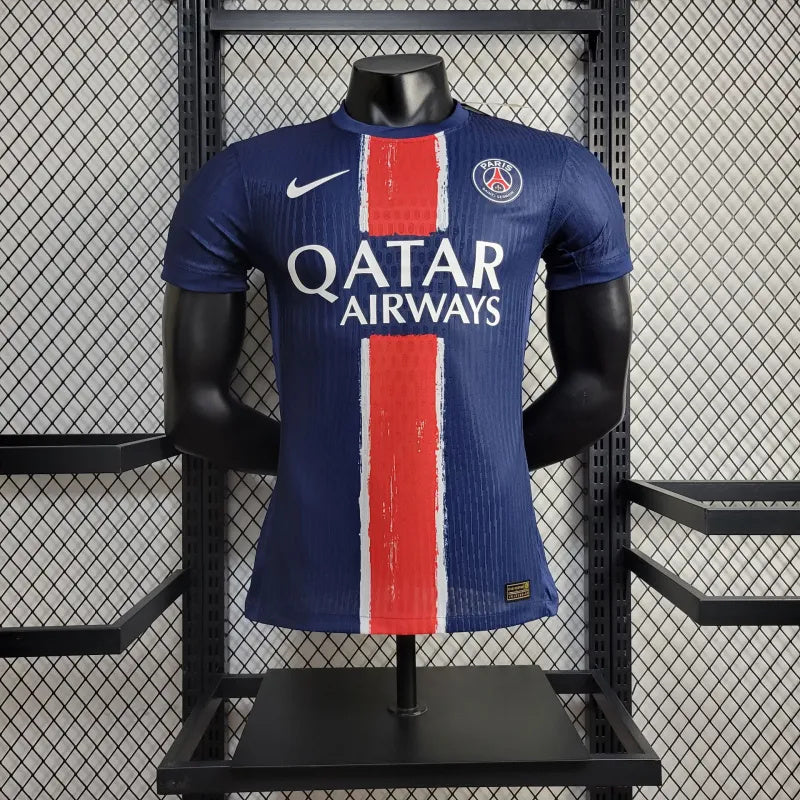 camisa-psg-home-i-1-azul-qatar airways-nike-24-25-neymar-messi-cr7-futebol 