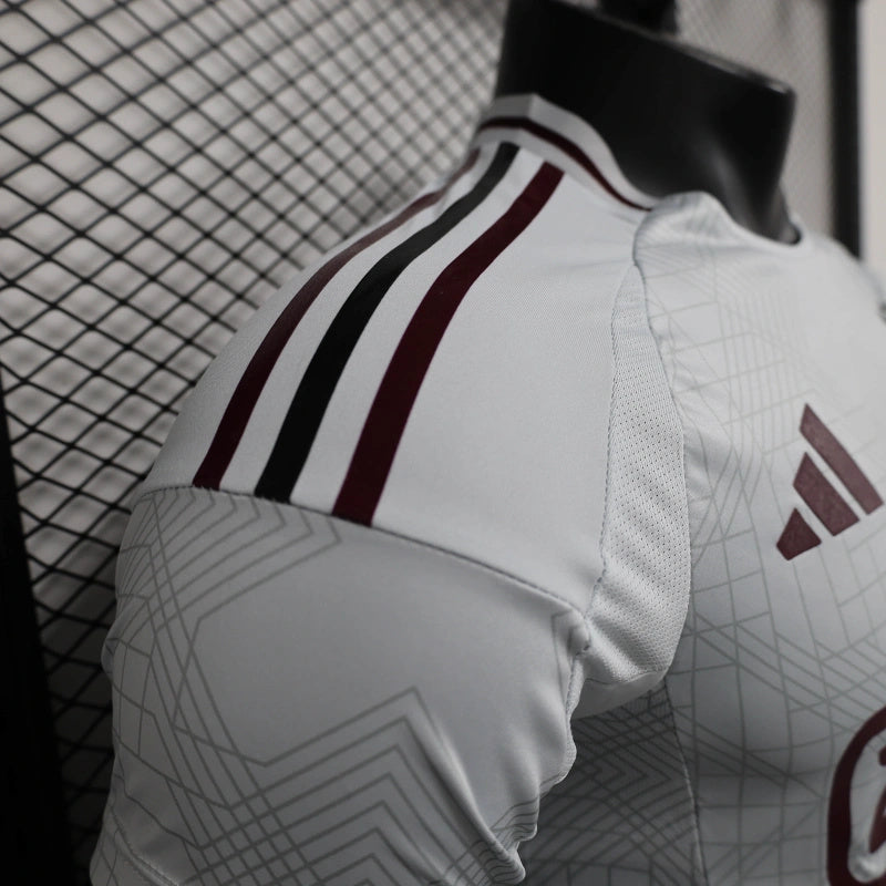 camisa-ajax-away-ii-2-branca-ziggo-adidas-24-25-neymar-messi-cr7-futebol