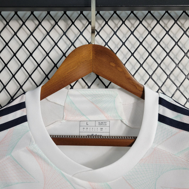 camisa-ajax-away-ii-2-branca-ziggo-adidas-torcedor-23-24-neymar-messi-cr7-futebol
