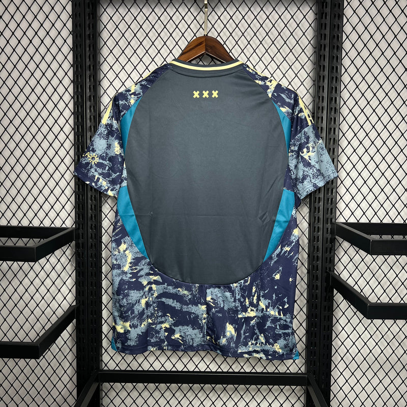 camisa-ajax-away-ii-2-mesclada-ziggo-adidas-24-25-neymar-messi-cr7-futebol