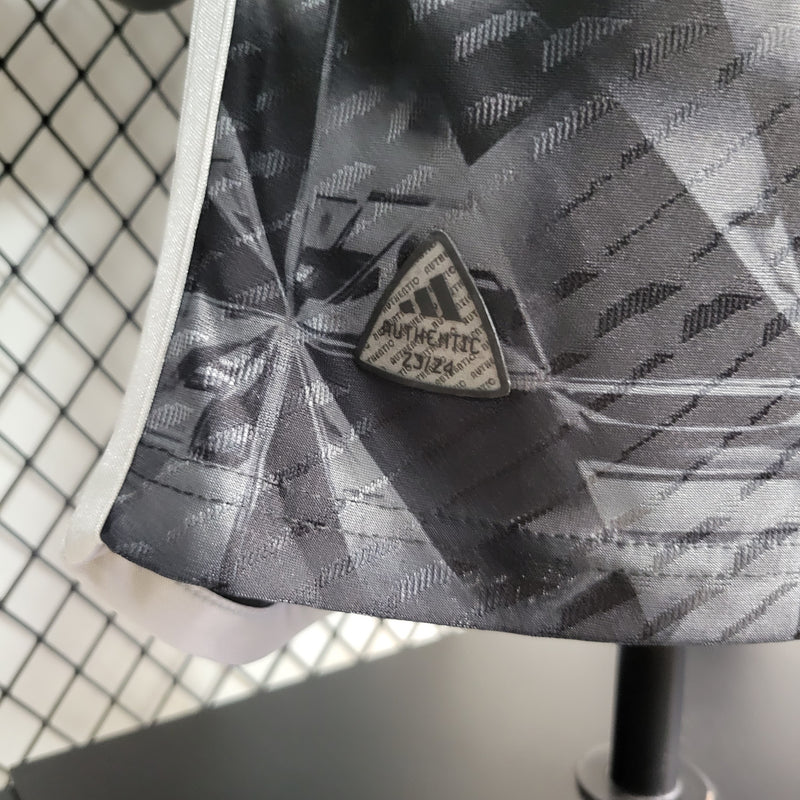 camisa-ajax-away-iii-3-cinza mescla-ziggo-adidas-23-24-neymar-messi-cr7-futebol