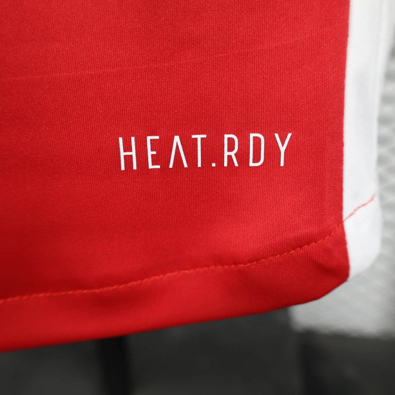 camisa-ajax-home-i-1-vermelha e branca-ziggo-adidas-24-25-neymar-messi-cr7-futebol 