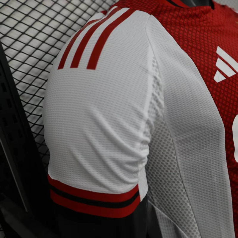 camisa-ajax-home-i-1-vermelha e branca-ziggo-adidas-25-26-neymar-messi-cr7-futebol