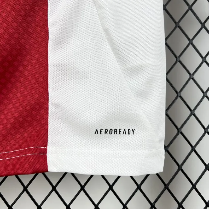 camisa-ajax-away-i-1-vermelha e branca-ziggo-adidas-25-26-neymar-messi-cr7-futebol