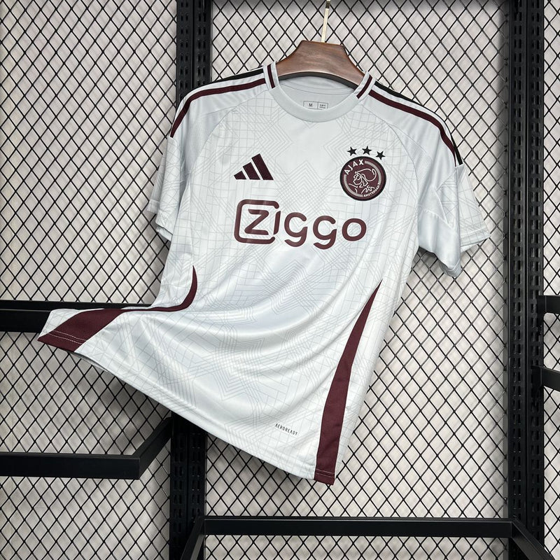 camisa-ajax-third-away-iii-3-branca-ziggo-adidas-24-2-neymar-messi-cr7-futebol