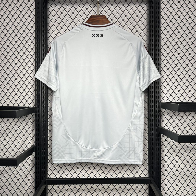 camisa-ajax-third-away-iii-3-branca-ziggo-adidas-24-2-neymar-messi-cr7-futebol