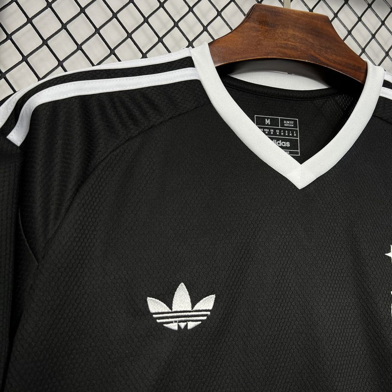 camisa-ajax-trainig-preta-ziggo-adidas-24-25-neymar-messi-cr7-futebol