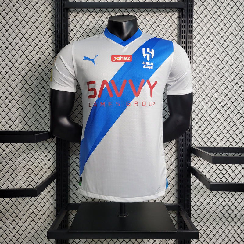 camisa-al-hilal-away-branca-savvy-puma-23-24-neymar-messi-cr7-futebol
