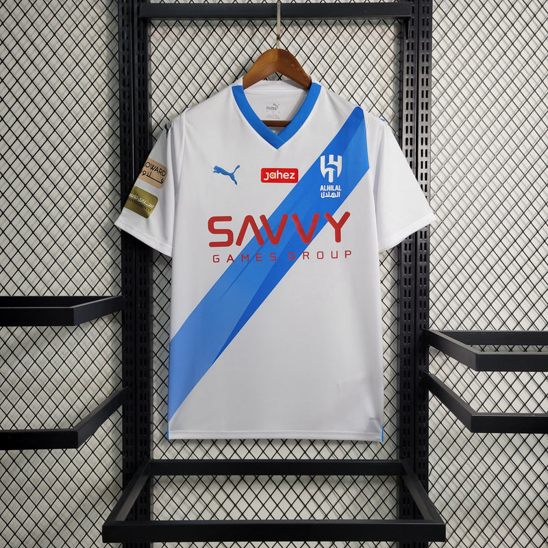camisa-al-hilal-away-i-1-branca-savvy-puma-23-24-neymar-messi-cr7-futebol
