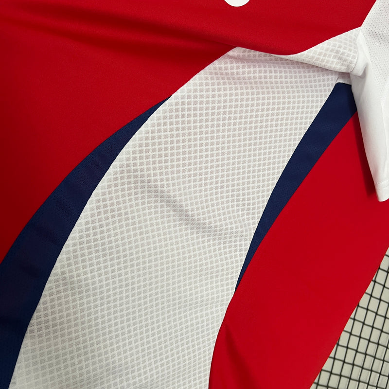 camisa-arsenal-home-i-1-vermelhaa-emirates fly better-adidas-24-25-neymar-messi-cr7-futebol