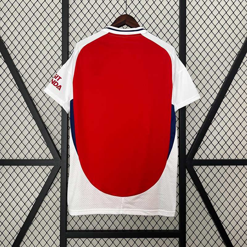 camisa-arsenal-home-i-1-vermelhaa-emirates fly better-adidas-24-25-neymar-messi-cr7-futebol