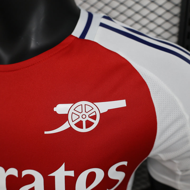 camisa-arsenal-home-i-1-vermelha-emirates fly better-adidas-24-25-neymar-messi-cr7-futebol