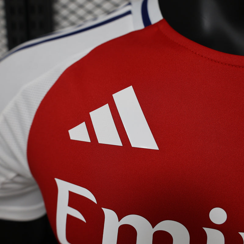 camisa-arsenal-home-i-1-vermelha-emirates fly better-adidas-24-25-neymar-messi-cr7-futebol
