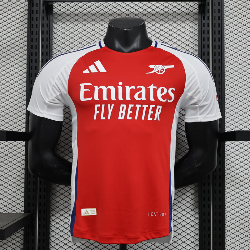 camisa-arsenal-home-i-1-vermelha-emirates fly better-adidas-24-25-neymar-messi-cr7-futebol
