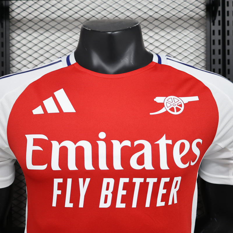camisa-arsenal-home-i-1-vermelha-emirates fly better-adidas-24-25-neymar-messi-cr7-futebol