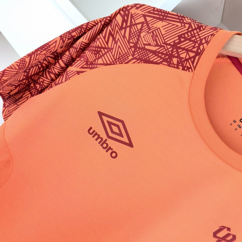 camisa-athletico paranaense-goleiro treino-laranja-umbro-24-25-neymar-messi-cr7-futebol