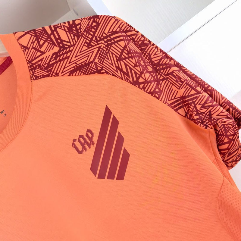 camisa-athletico paranaense-goleiro treino-laranja-umbro-24-25-neymar-messi-cr7-futebol