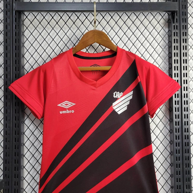 camisa-athletico paranaense-home-i-1-vermelha-umbro-24-25-neymar-messi-cr7-futebol