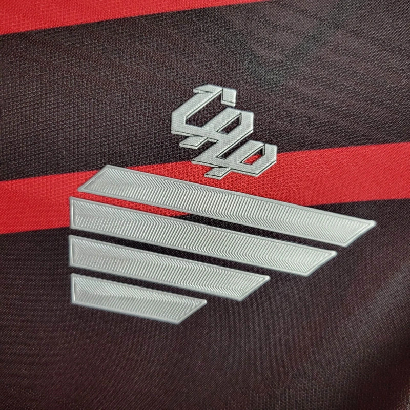 camisa-athletico paranaense-home-i-1-vermelha-umbro-24-25-neymar-messi-cr7-futebol