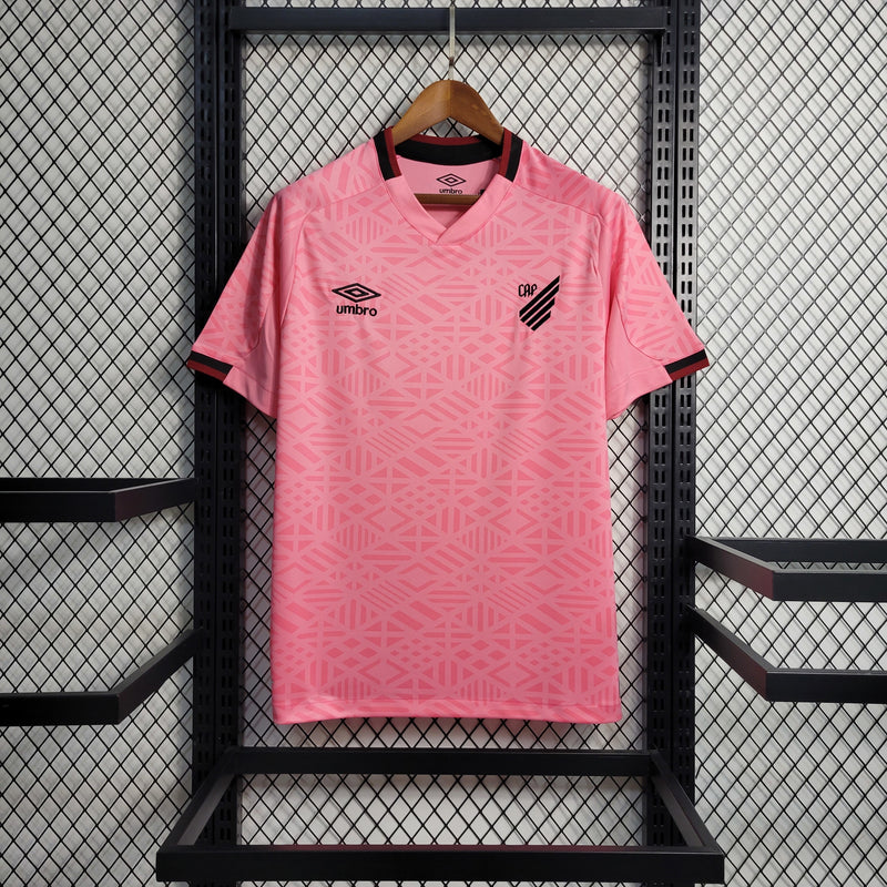 camisa-athletico paranaense-special edition-rosa-umbro-22-23-neymar-messi-cr7-futebol