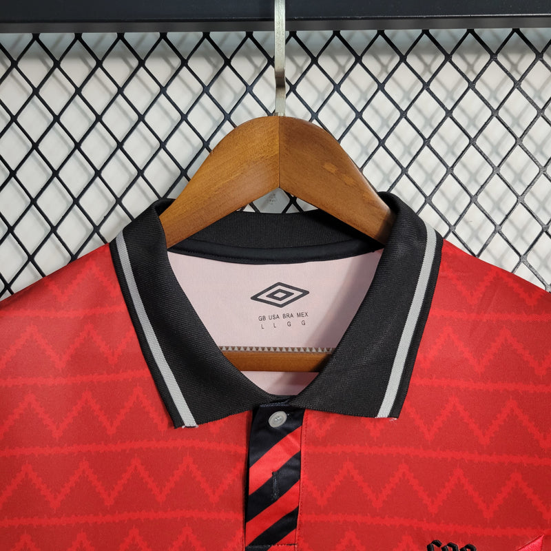 camisa-athletico paranaense-special edition-vermelha-copacol-umbro-23-24-neymar-messi-cr7-futebol 
