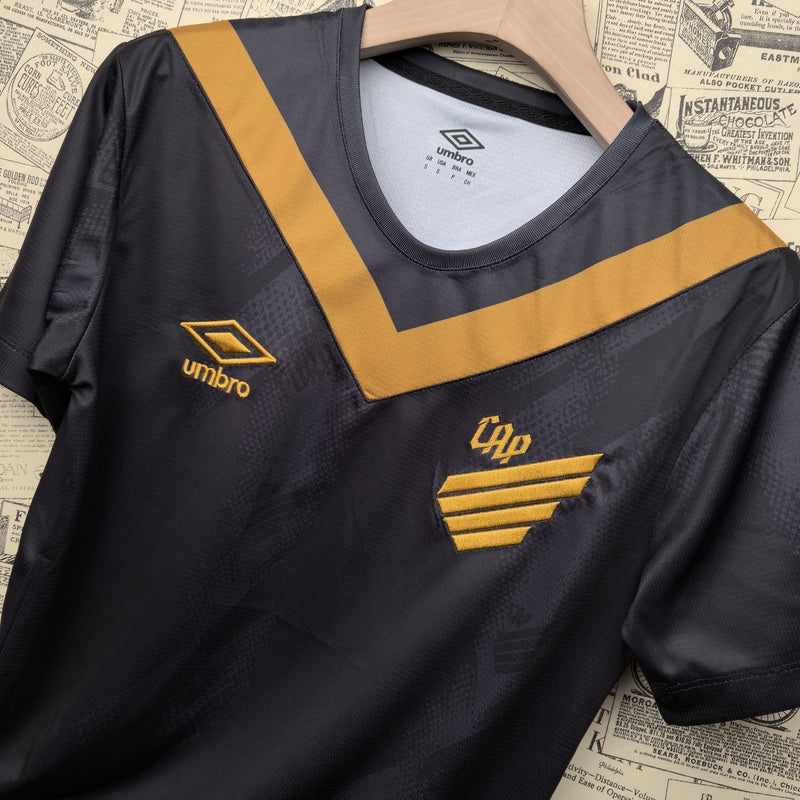 camisa-athletico paranaense-third-iii-3-preta-umbro-2024-neymar-messi-cr7-futebol