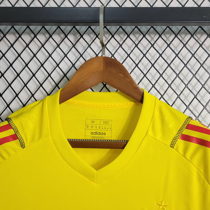 camisa-atlético mineiro-goleiro-amarela-betano-adidas-23-24-torcedor-masculina-neymar-messi-cr7-futebol