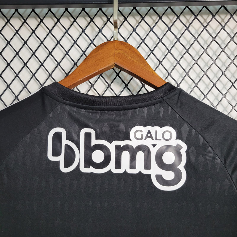camisa-atlético mineiro-goleiro-black-preta-betano bmg-adidas-23-24-torcedor-masculina-neymar-messi-cr7-futebol