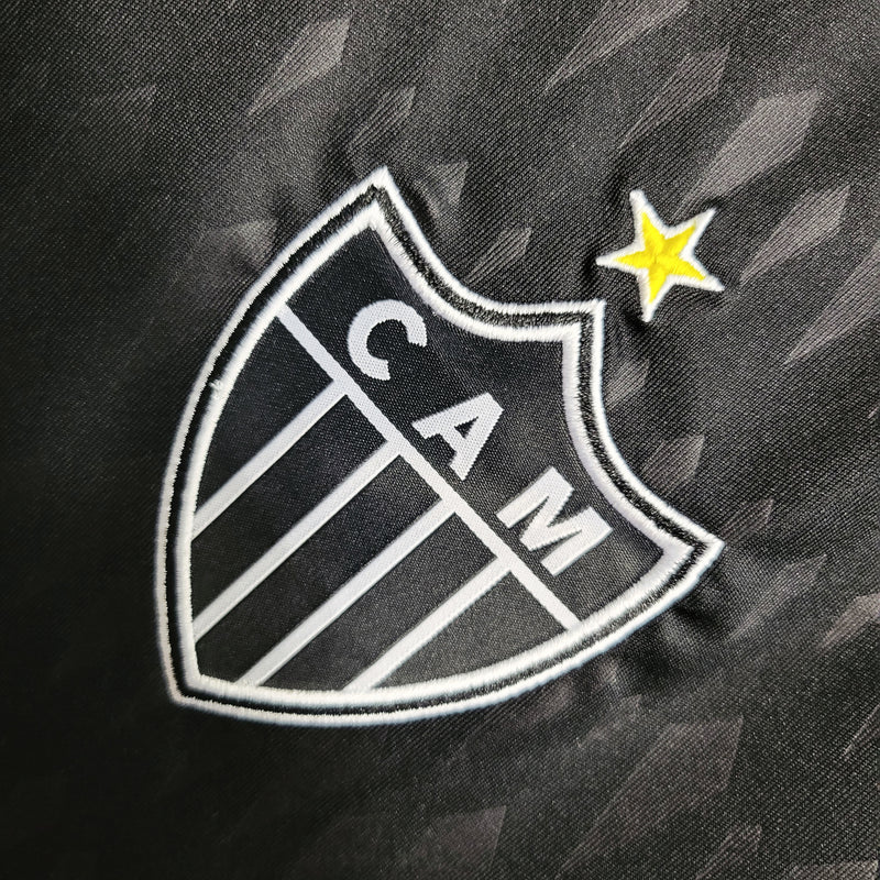 camisa-atlético mineiro-goleiro-black-preta-betano bmg-adidas-23-24-torcedor-masculina-neymar-messi-cr7-futebol
