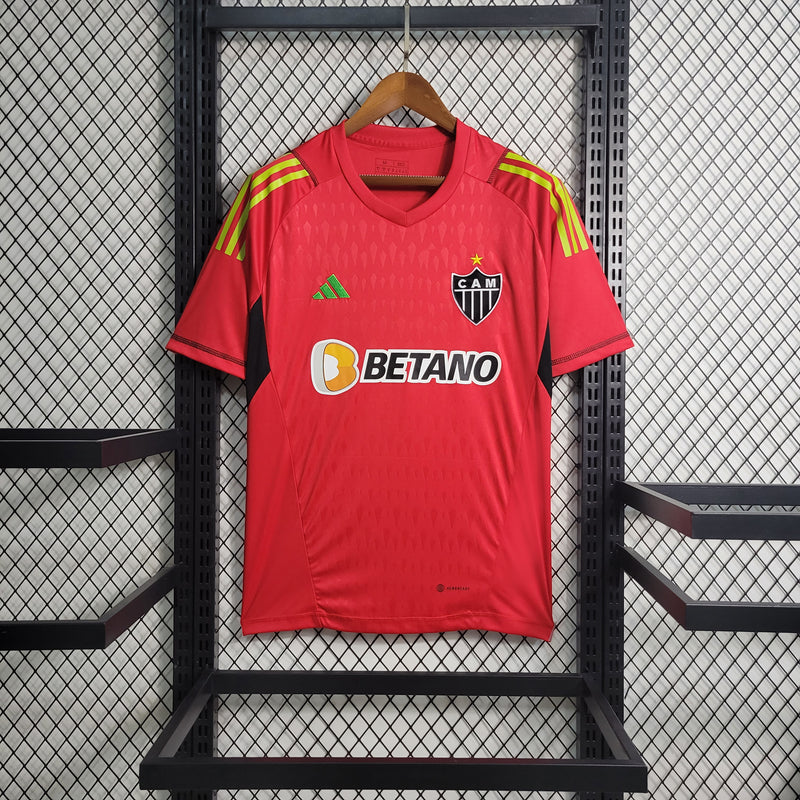 camisa-atlético mineiro-goleiro-red-vermelha-betano-adidas-23-24-torcedor-masculina-neymar-messi-cr7-futebol