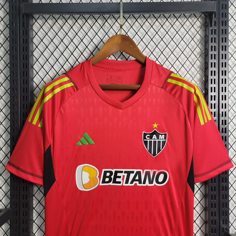 camisa-atlético mineiro-goleiro-red-vermelha-betano-adidas-23-24-torcedor-masculina-neymar-messi-cr7-futebol