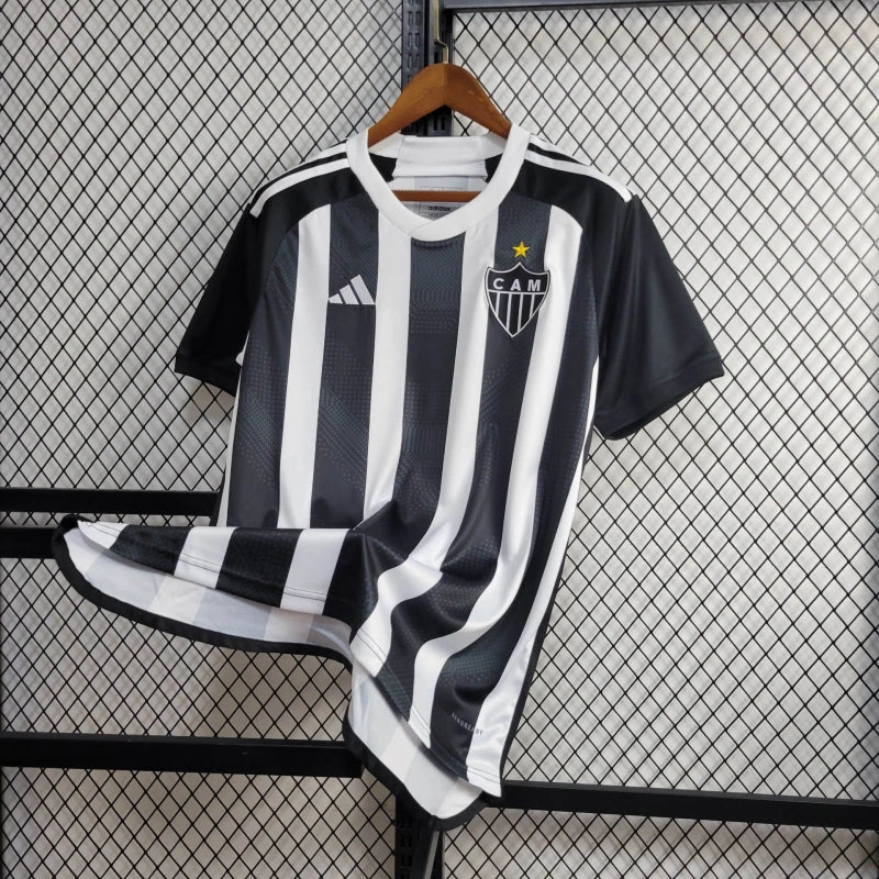 camisa-atlético mineiro-home-i-1-listrada-adidas-24-25-torcedor-masculina-neymar-messi-cr7-futebol