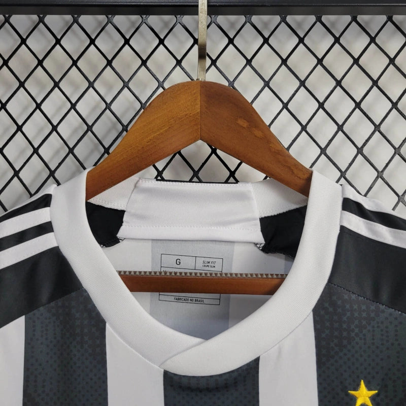 camisa-atlético mineiro-home-i-1-listrada-adidas-24-25-torcedor-masculina-neymar-messi-cr7-futebol