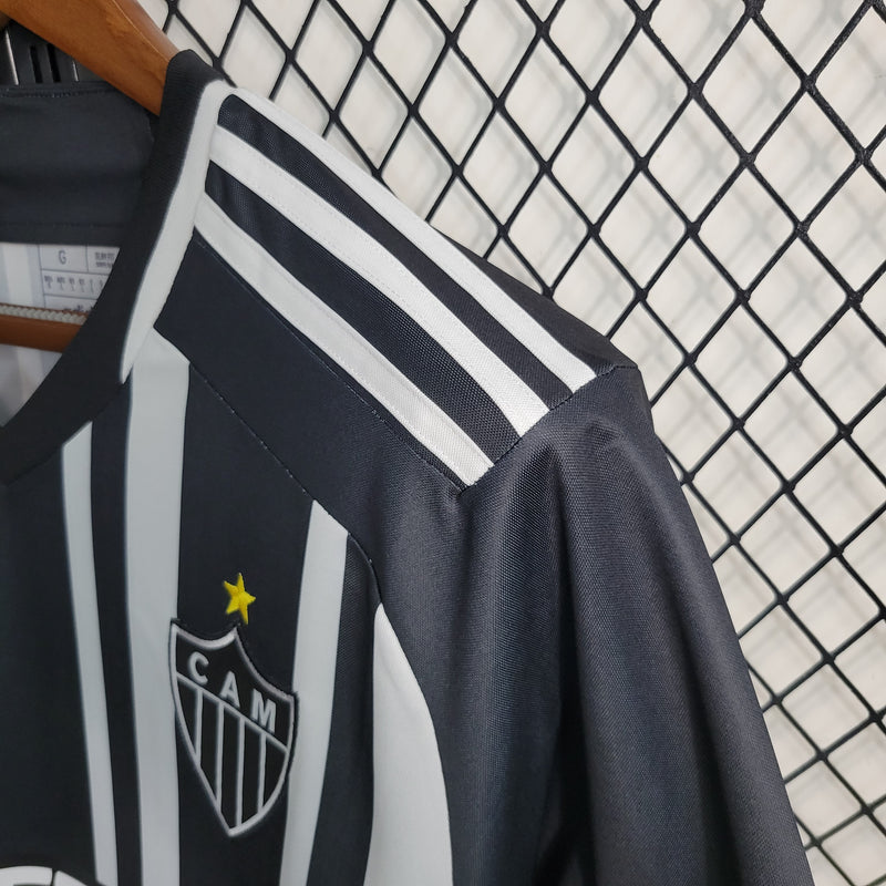 camisa-atlético mineiro-home-i-1-listrada-betano-bmg-adidas-23-24-torcedor-masculina-neymar-messi-cr7-futebol