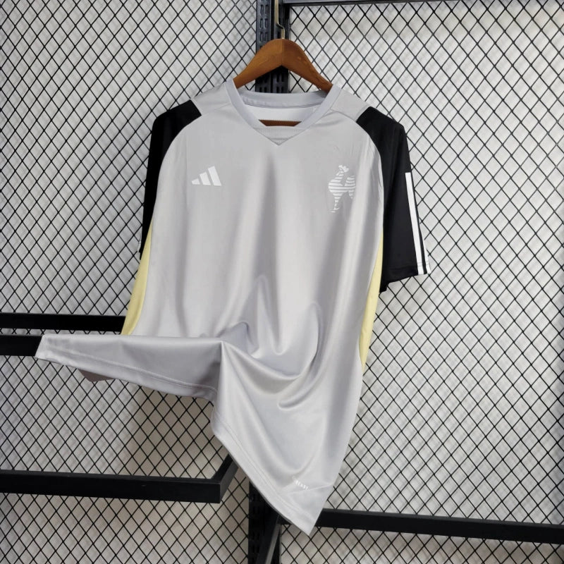camisa-atlético mineiro-training-cinzaa-adidas-24-25-torcedor-masculina-neymar-messi-cr7-futebol 