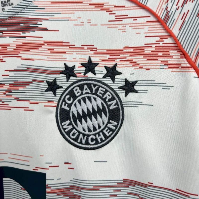 camisa-bayern de munique-away-ii-2-branca-t-mobile-adidas-25-26-neymar-messi-cr7-futebol