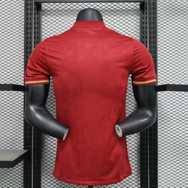 camisa-bayern de munique-125 anosii-vermelha-t-mobile-adidas-25-26-neymar-messi-cr7-futebol