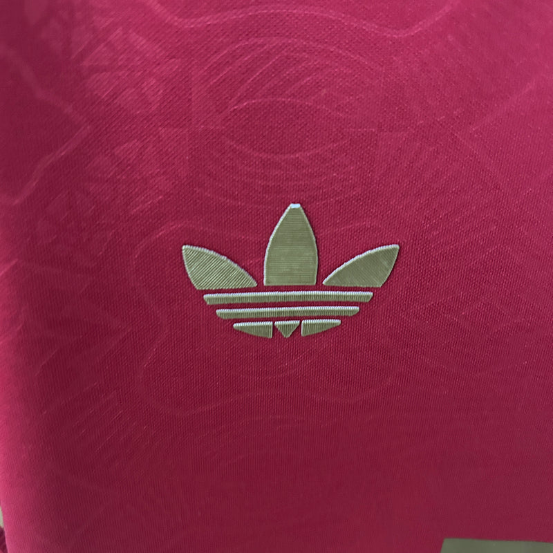 camisa-bayern de munique-125 anos-vermelha-t-mobile-adidas-25-26-neymar-messi-cr7-futebol