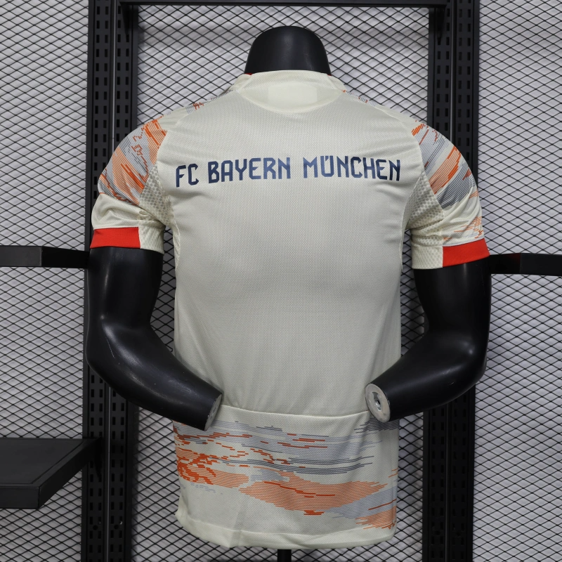 camisa-bayern de munique-away-ii-2-branca-t-mobile-adidas-25-26-neymar-messi-cr7-futebol