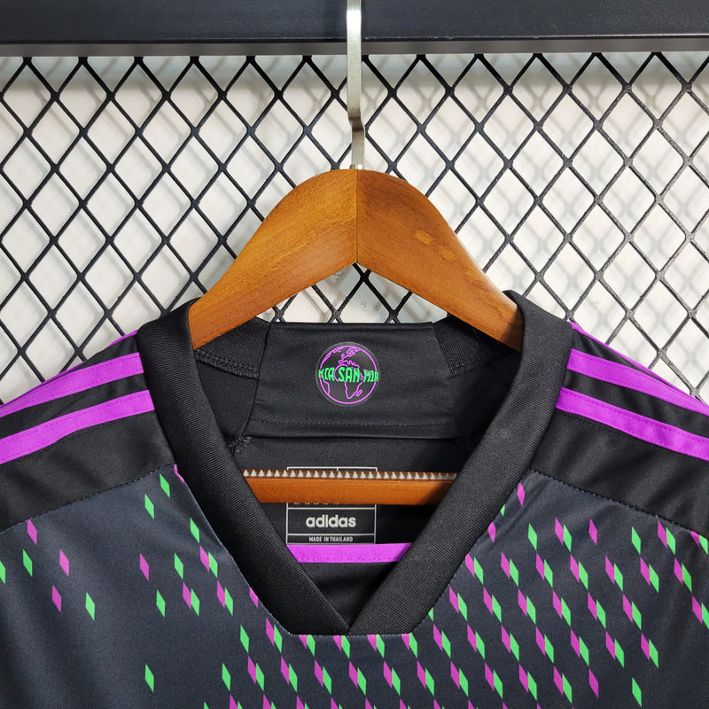 camisa-bayern de munique-away-ii-2-preta-t-mobile-adidas-23-24-neymar-messi-cr7-futebol