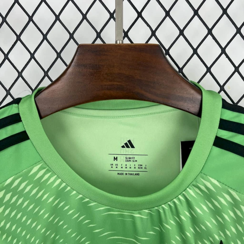 camisa-bayern de munique-goleiro-verde-t-mobile-adidas-25-26-neymar-messi-cr7-futebol