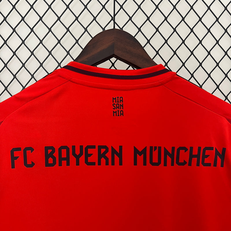 camisa-bayern de munique-home-i-1-vermelha-.T.-adidas-24-25-neymar-messi-cr7-futebol