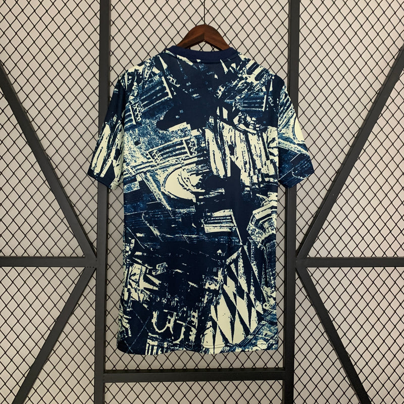camisa-bayern de munique-pré-jogo-mesclada-adidas-23-24-neymar-messi-cr7-futebol 