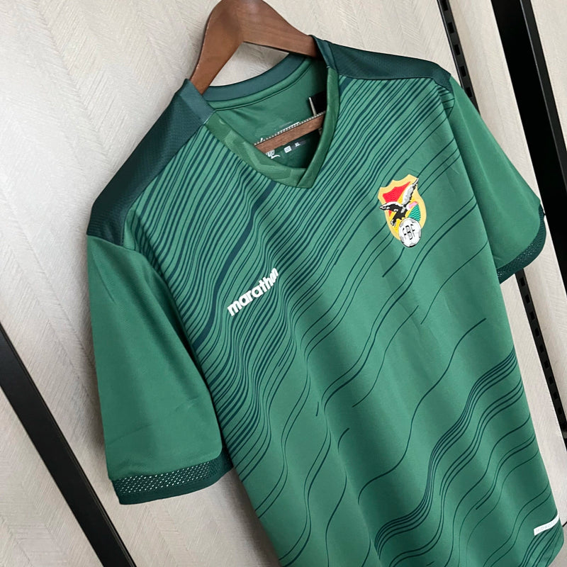camisa-bolívia-home-i-1-verde-marathon-23-24-neymar-messi-cr7-futebol