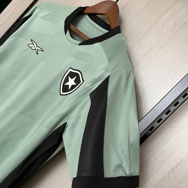 camisa-botafogo-goleiro-verde-reebok-24-25-torcedor-masculina-neymar-messi-cr7-futebol